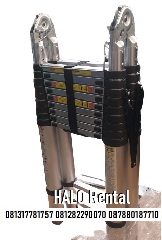 Sewa Tangga Teleskopik 4, 5, 6, 7, 8 Meter HALO RENTAL, Sewa Tangga Jakarta Barat