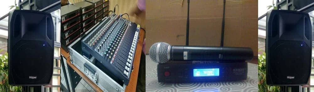Sewa Audio Mixer USB Sound System 6 Channel dan Tempat Jasa Penyewaan Sound System