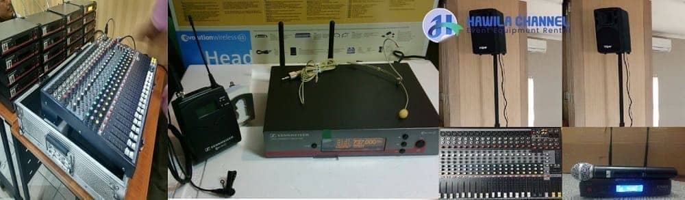 Persewan clip on dan Sound System Kecil | Sewa Sound System 2000 Watt Tangsel
